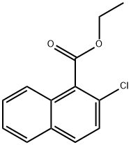 Ethyl 2-chloronaphthalene-1-carboxylate Structural