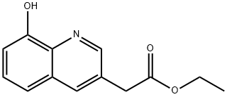 Ethyl 8-hydroxyquinoline-3-acetate Structural
