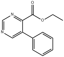 Ethyl 5-phenylpyrimidine-4-carboxylate Structural