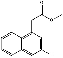 Methyl 3-fluoronaphthalene-1-acetate Structural