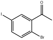 Ethanone, 1-(2-bromo-5-iodophenyl)- Structural
