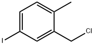 Benzene, 2-(chloromethyl)-4-iodo-1-methyl- Structural