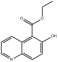 Ethyl 6-hydroxyquinoline-5-carboxylate Structural