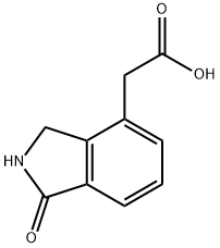 Isoindolin-1-one-4-acetic acid Structural
