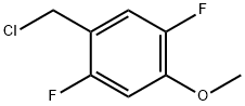 Benzene, 1-(chloromethyl)-2,5-difluoro-4-methoxy- Structural