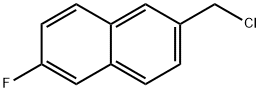 Naphthalene, 2-(chloromethyl)-6-fluoro- Structural