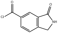 Isoindolin-1-one-6-carbonyl chloride Structural