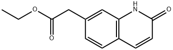 Ethyl 2-hydroxyquinoline-7-acetate Structural