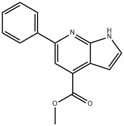 Methyl 6-phenyl-1H-pyrrolo[2,3-b]pyridine-4-carboxylate