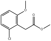 Methyl 2-chloro-6-methoxyphenylacetate Structural
