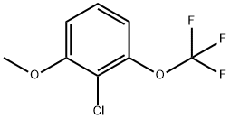 Benzene, 2-chloro-1-methoxy-3-(trifluoromethoxy)- Structural