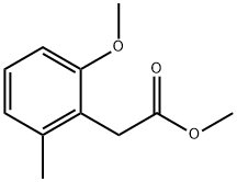Methyl 2-methoxy-6-methylphenylacetate Structural