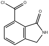 Isoindolin-1-one-7-carbonyl chloride Structural