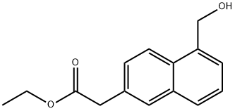 Ethyl 5-(hydroxymethyl)naphthalene-2-acetate Structural