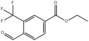 Ethyl 4-formyl-3-(trifluoromethyl)benzoate Structural