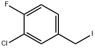Benzene, 2-chloro-1-fluoro-4-(iodomethyl)- Structural