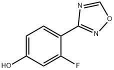 Phenol, 3-fluoro-4-(1,2,4-oxadiazol-3-yl)- Structural