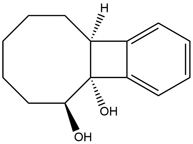 Benzo[3,4]cyclobuta[1,2]cyclooctene-4b,5(5H)-diol, 6,7,8,9,10,10a-hexahydro-, (4bα,5β,10aα)- (9CI) Structural