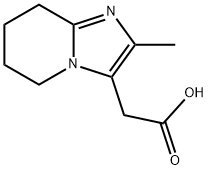 Imidazo[1,2-a]pyridine-3-acetic acid, 5,6,7,8-tetrahydro-2-methyl- Structural