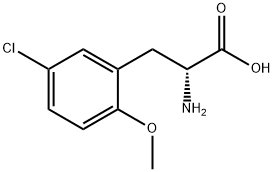 D-Phenylalanine, 5-chloro-2-methoxy- Structural