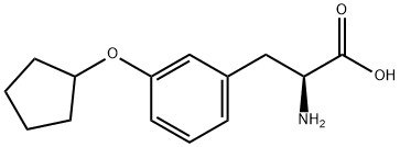 L-Phenylalanine, 3-(cyclopentyloxy)- Structural