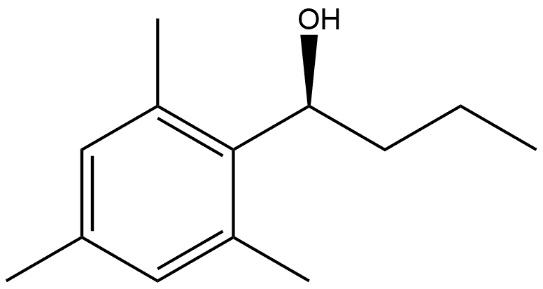 Benzenemethanol, 2,4,6-trimethyl-α-propyl-, (αS)- Structural
