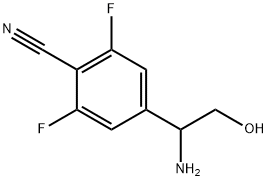Benzonitrile, 4-(1-amino-2-hydroxyethyl)-2,6-difluoro- Structural