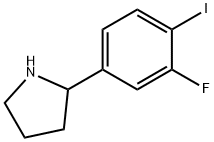 2-(3-fluoro-4-iodophenyl)pyrrolidine