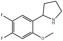 2-(4,5-difluoro-2-methoxyphenyl)pyrrolidine Structural