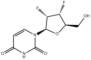 Uridine, 2',3'-dideoxy-2',3'-difluoro- Structural