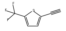 Thiophene, 2-ethynyl-5-(trifluoromethyl)- Structural