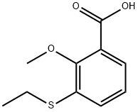 Benzoic acid, 3-(ethylthio)-2-methoxy- Structural