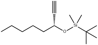 Silane, (1,1-dimethylethyl)[[(1R)-1-ethynylhexyl]oxy]dimethyl- Structural