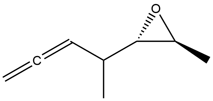 Oxirane, 2-methyl-3-(1-methyl-2,3-butadienyl)-, [2S-[2α,3β(R*)]]- (9CI) Structural