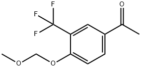 Ethanone, 1-[4-(methoxymethoxy)-3-(trifluoromethyl)phenyl]- Structural