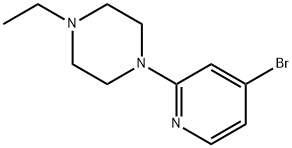 Piperazine, 1-(4-bromo-2-pyridinyl)-4-ethyl- Structural