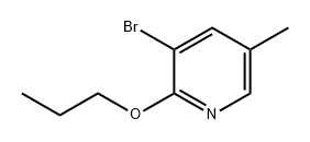 Pyridine, 3-bromo-5-methyl-2-propoxy- Structural