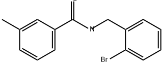 Benzamide, N-[(2-bromophenyl)methyl]-3-methyl- Structural