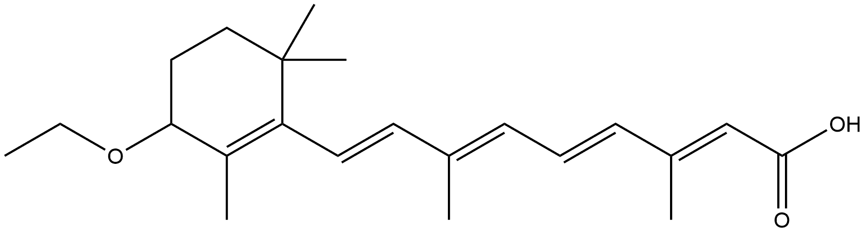 Retinoic acid, 4-ethoxy-, (±)- (9CI) Structural