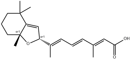 rel-all-trans 5,8-Epoxy Retinoic Acid Structural