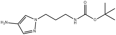 tert-butyl
N-[3-(4-amino-1H-pyrazol-1-yl)propyl]carbamate