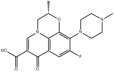 7H-Pyrido[1,2,3-de]-1,4-benzoxazine-6-carboxylic acid, 9-fluoro-2,3-dihydro-2-methyl-10-(4-methyl-1-piperazinyl)-7-oxo-, (S)- (9CI)