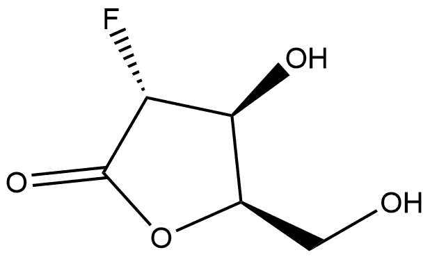 D-Xylonic acid, 2-deoxy-2-fluoro-, γ-lactone Structural