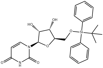 Uridine, 5'-O-[(1,1-dimethylethyl)diphenylsilyl]- Structural