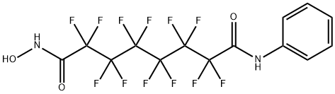 Octanediamide, 2,2,3,3,4,4,5,5,6,6,7,7-dodecafluoro-N1-hydroxy-N8-phenyl- Structural