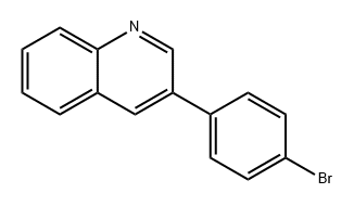Quinoline, 3-(4-bromophenyl)- Structural