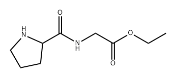 Glycine, N-DL-prolyl-, ethyl ester (6CI) Structural