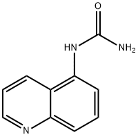 Urea, N-5-quinolinyl- Structural