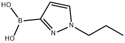 Boronic acid, B-(1-propyl-1H-pyrazol-3-yl)- Structural