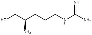 Guanidine, N-[(4R)-4-amino-5-hydroxypentyl]- Structural